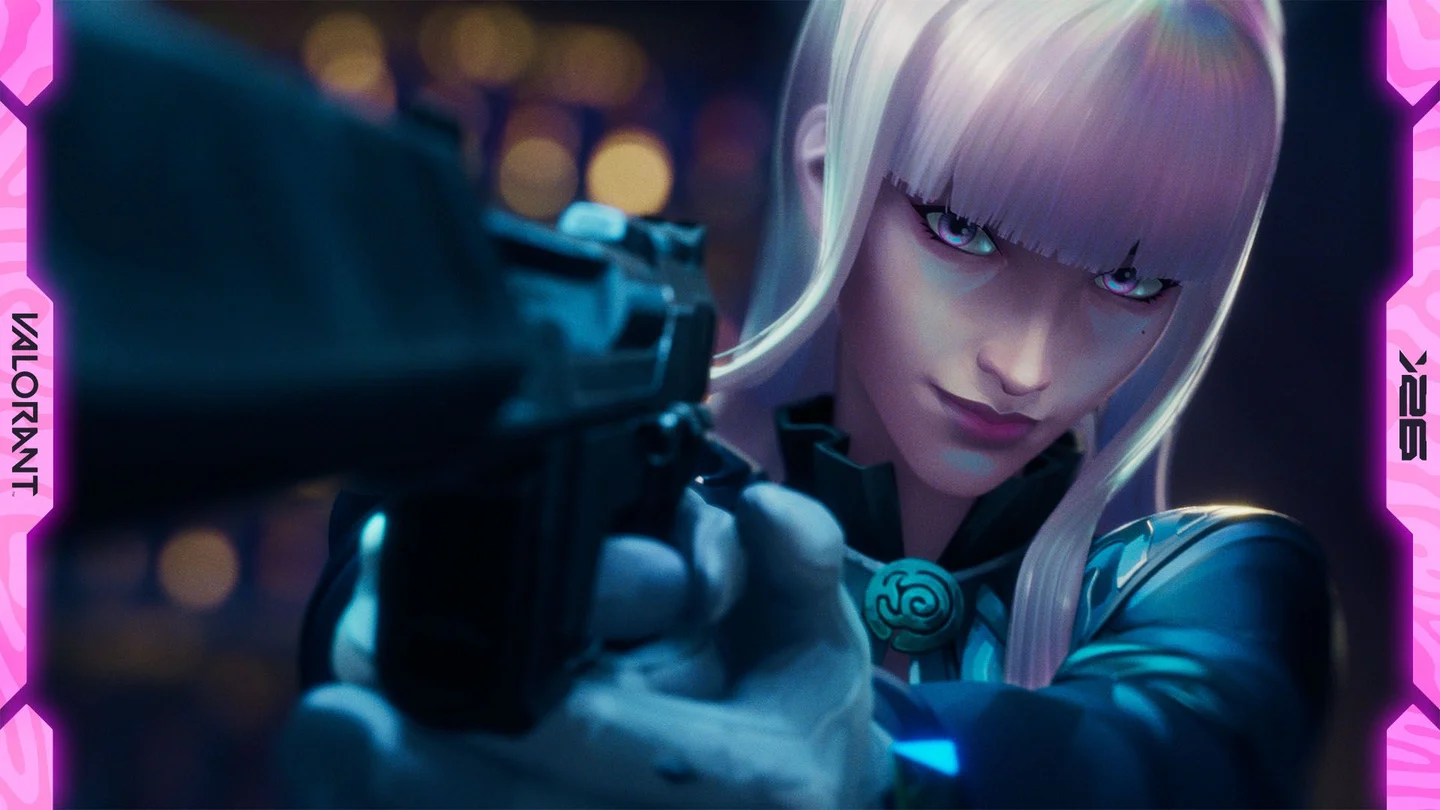 Hush in Riot Games’ official VALORANT reveal artwork